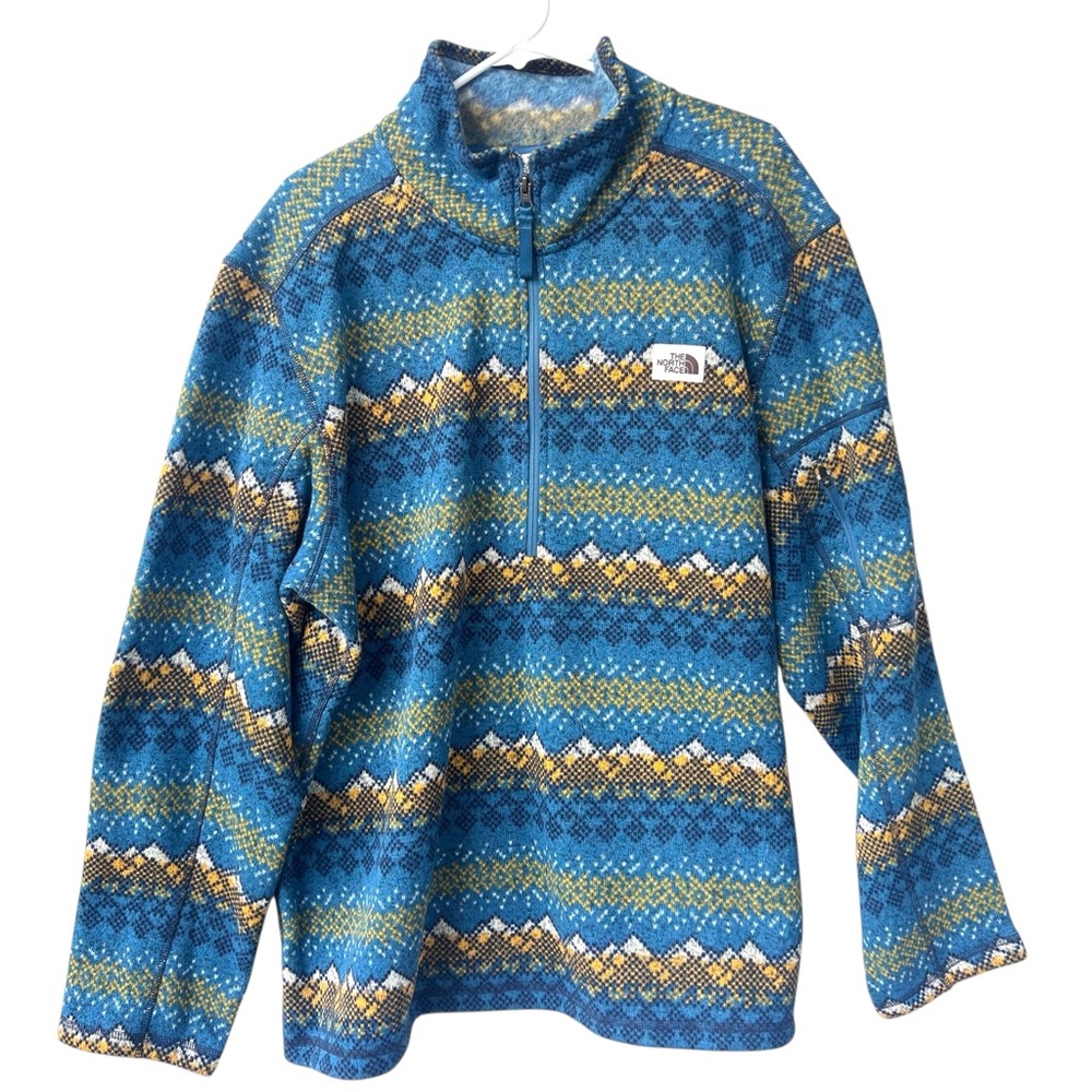 The North Face novelty knit jacket XXL